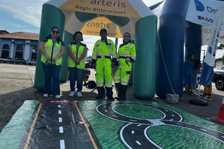 Arteris realiza ações de conscientização no trânsito em trechos da Régis Bittencourt