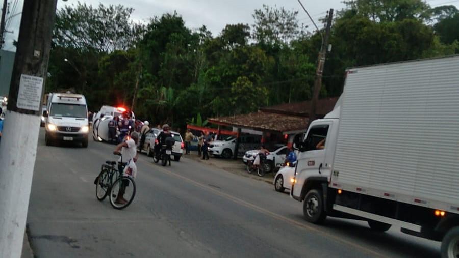 Acidente com dois veículos é registrado em Pariquera-Açu