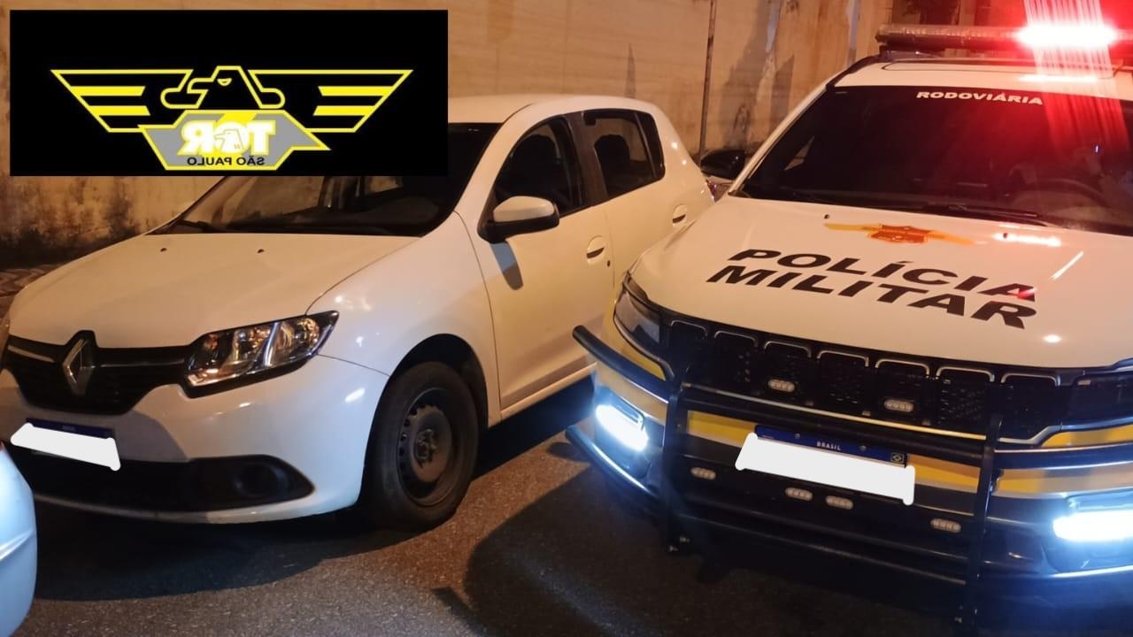 Carro furtado com sinais adulterados é apreendido pela Polícia Rodoviária em São Vicente