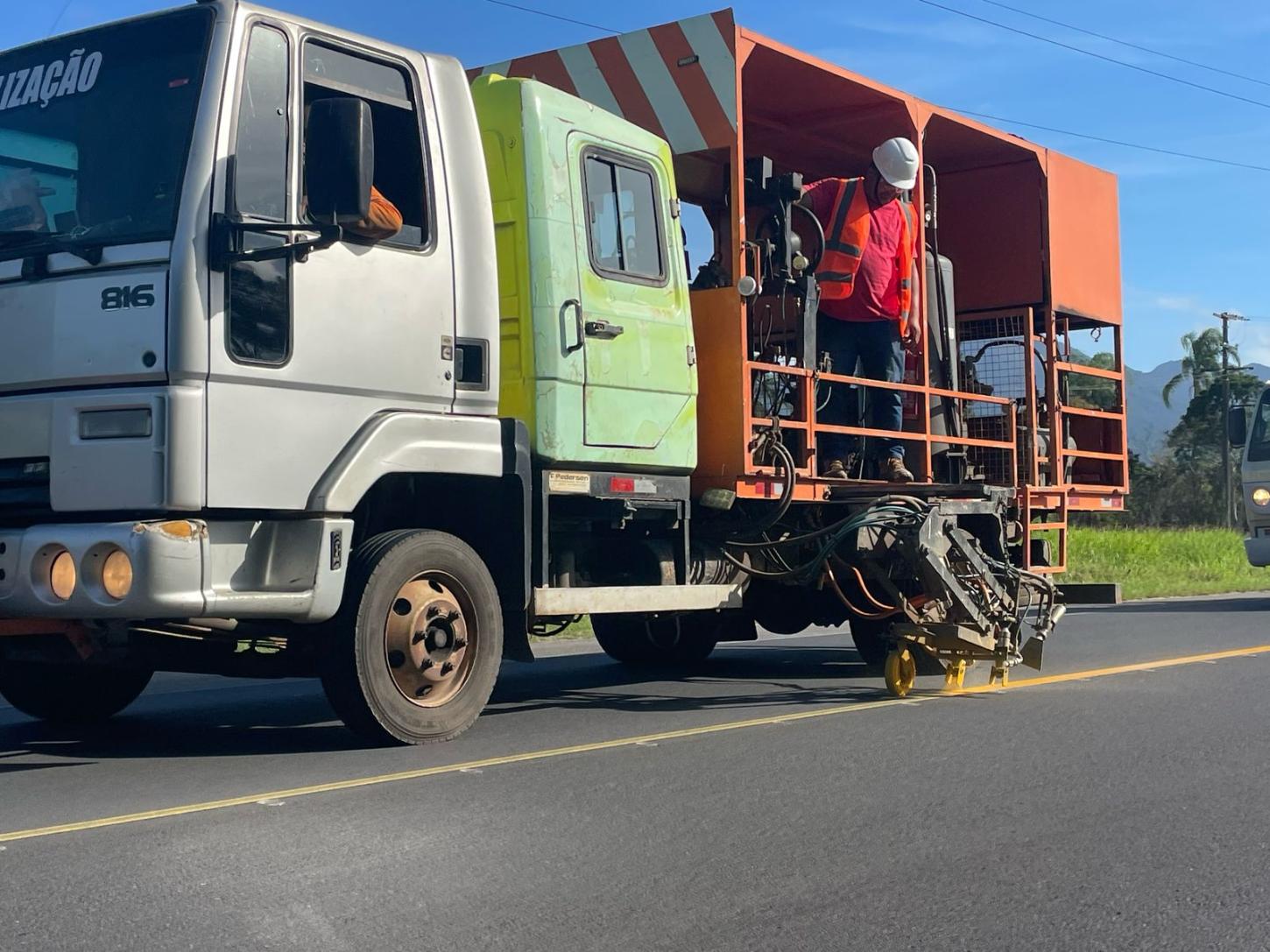 Obras da Concessionária Novo Litoral alteram trânsito em 12 municípios até sábado