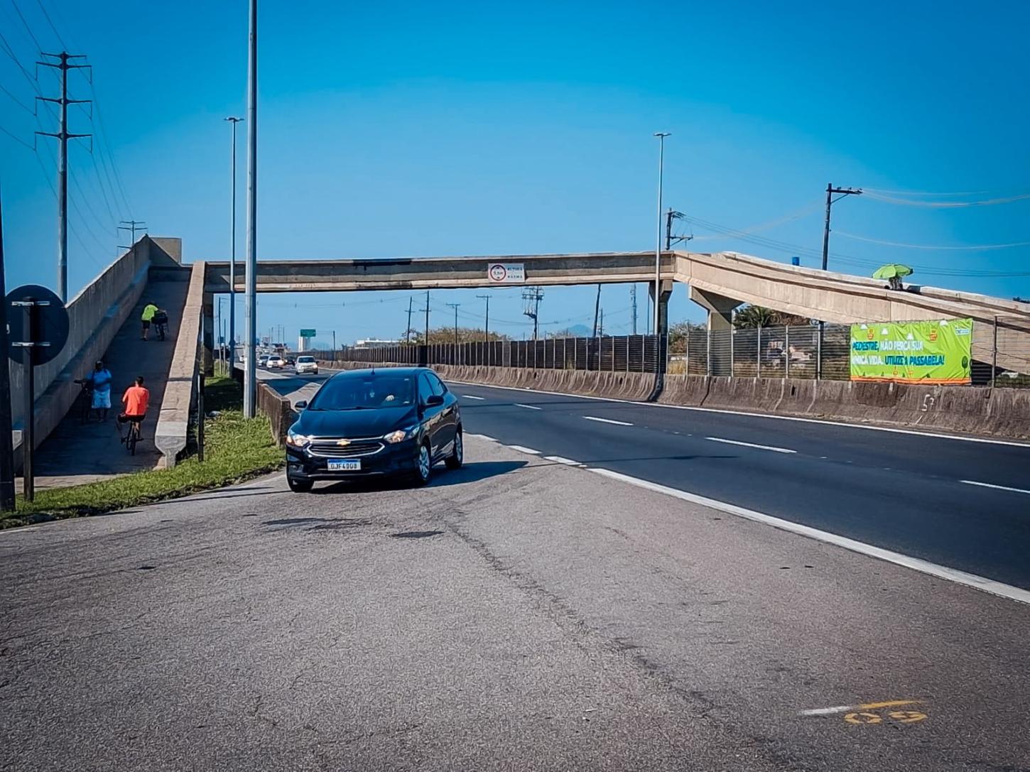 Campanha reforça segurança de pedestres nas rodovias do litoral paulista