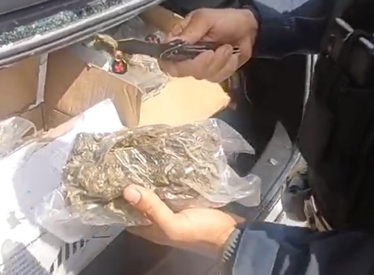 Homem é preso com 23,5 kg de skunk após perseguição na Régis Bittencourt
