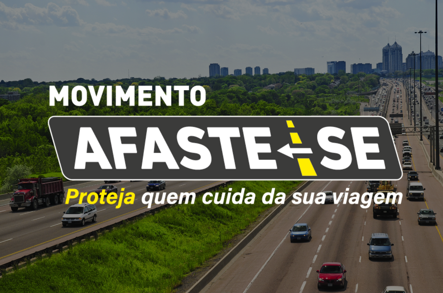 Movimento “Afaste-se” promove ações de conscientização sobre segurança em rodovias de SP e PR