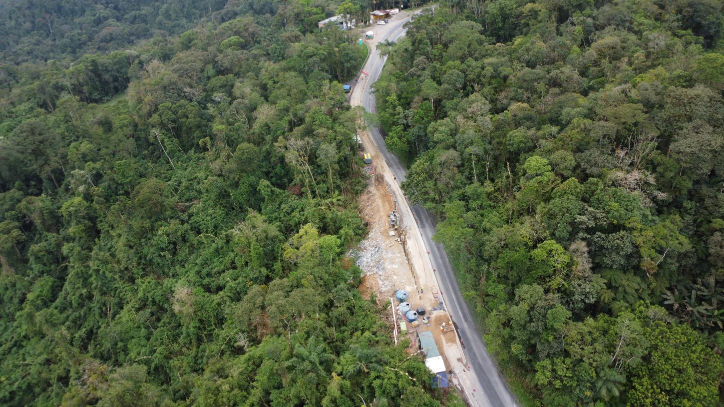 Sorocabana inicia obra de contenção de encosta na Serra de Juquiá, em Tapiraí/SP