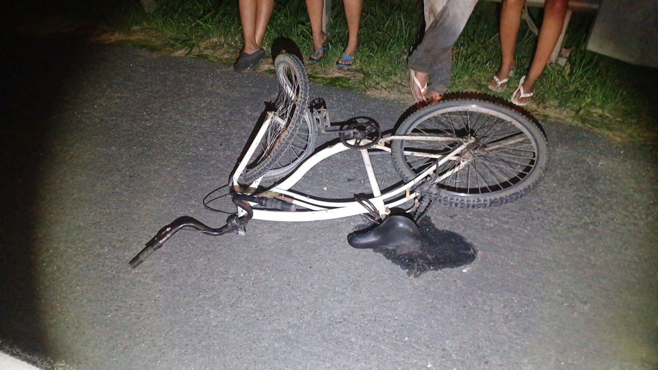 Ciclista morre após colisão frontal com carro na Rodovia Padre Manoel da Nóbrega