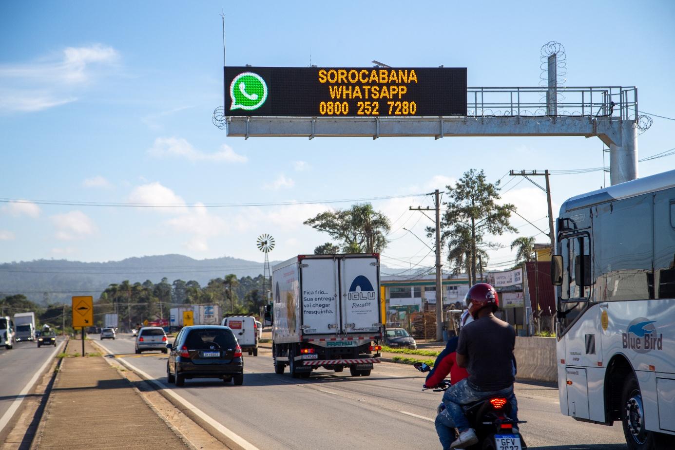 Concessionária instala novos painéis de mensagens em rodovias do Interior e Vale do Ribeira