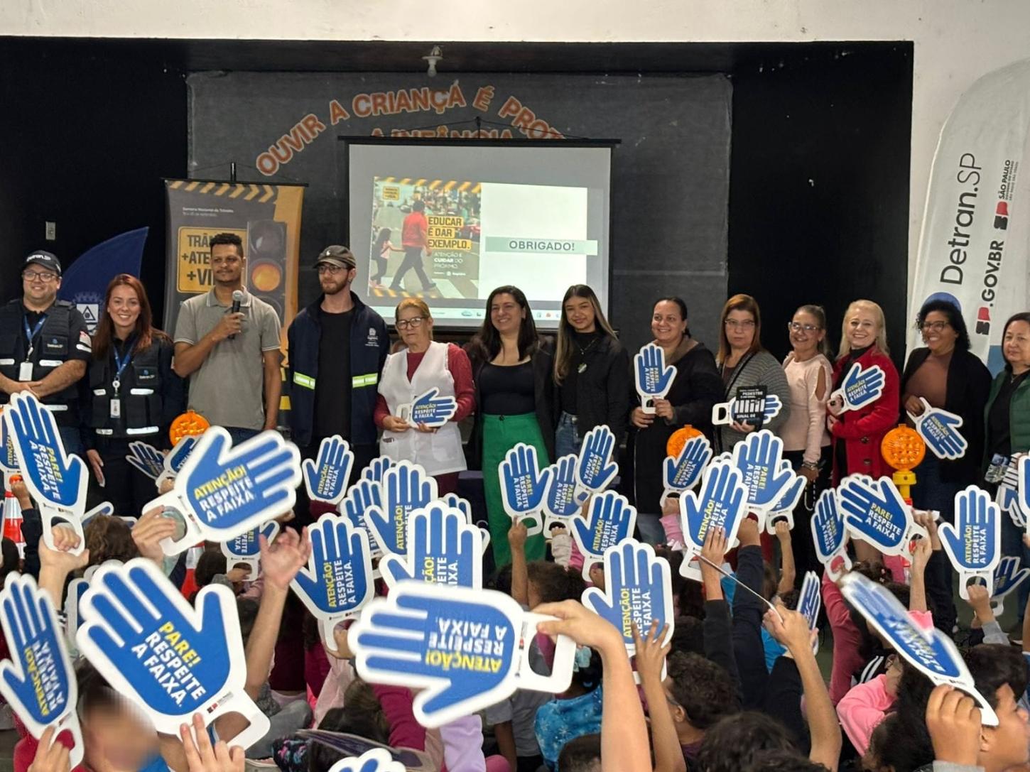 Maio Amarelo: Detran-SP realiza palestra sobre segurança no trânsito para estudantes em Registro/SP