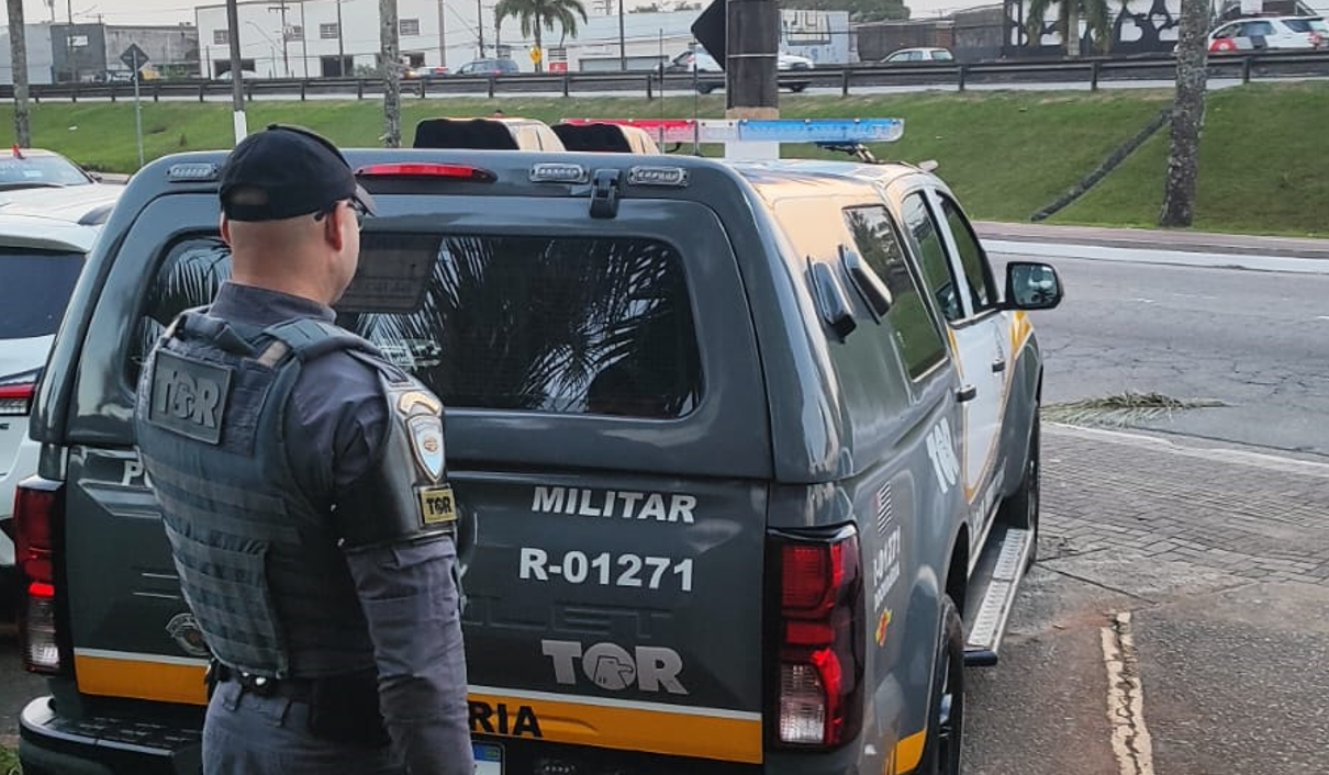 Homem procurado por maus-tratos é preso pela PMRv, em Praia Grande/SP