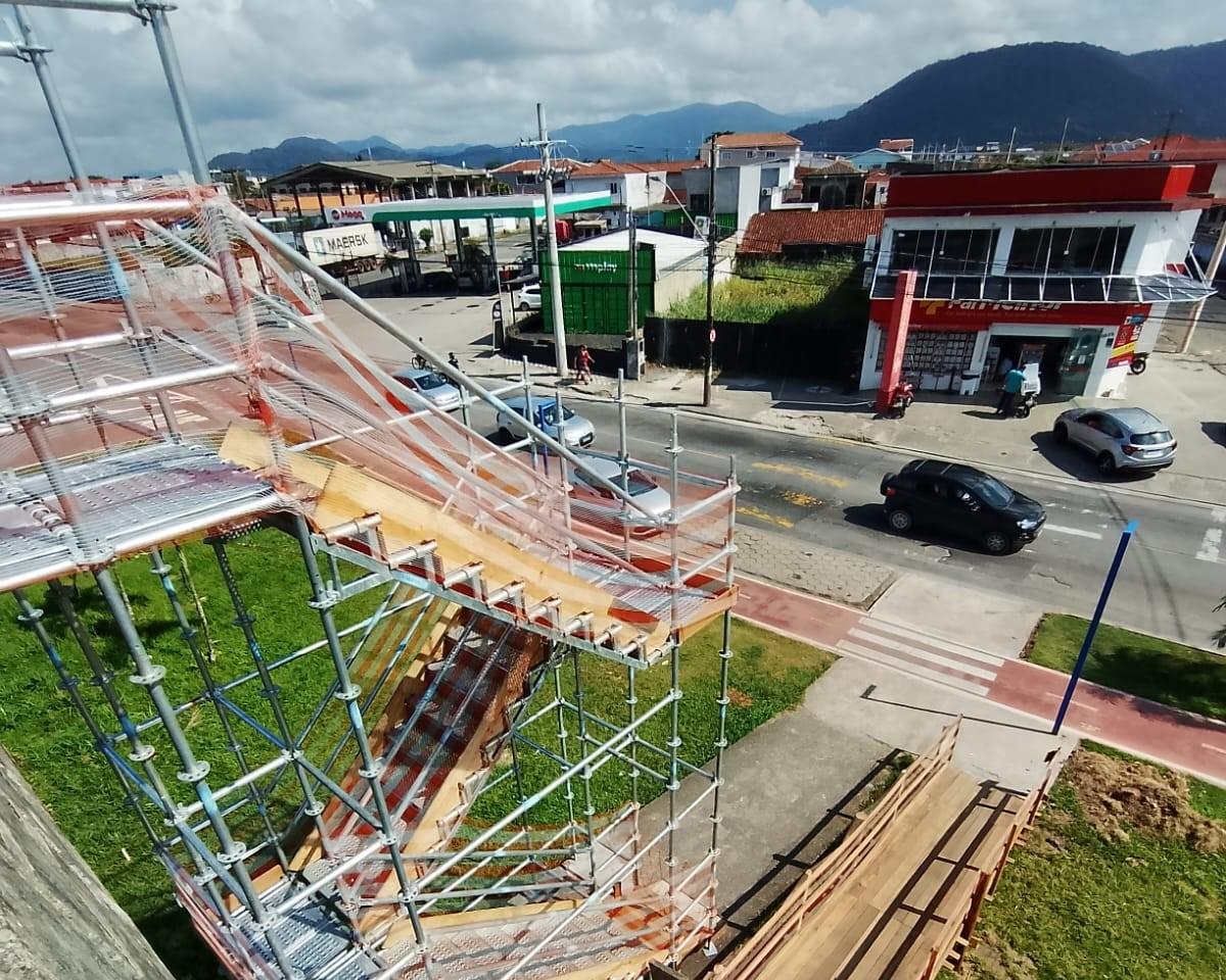 Novo Litoral mantém cadastro para transporte gratuito durante obras em passarelas da SP-055